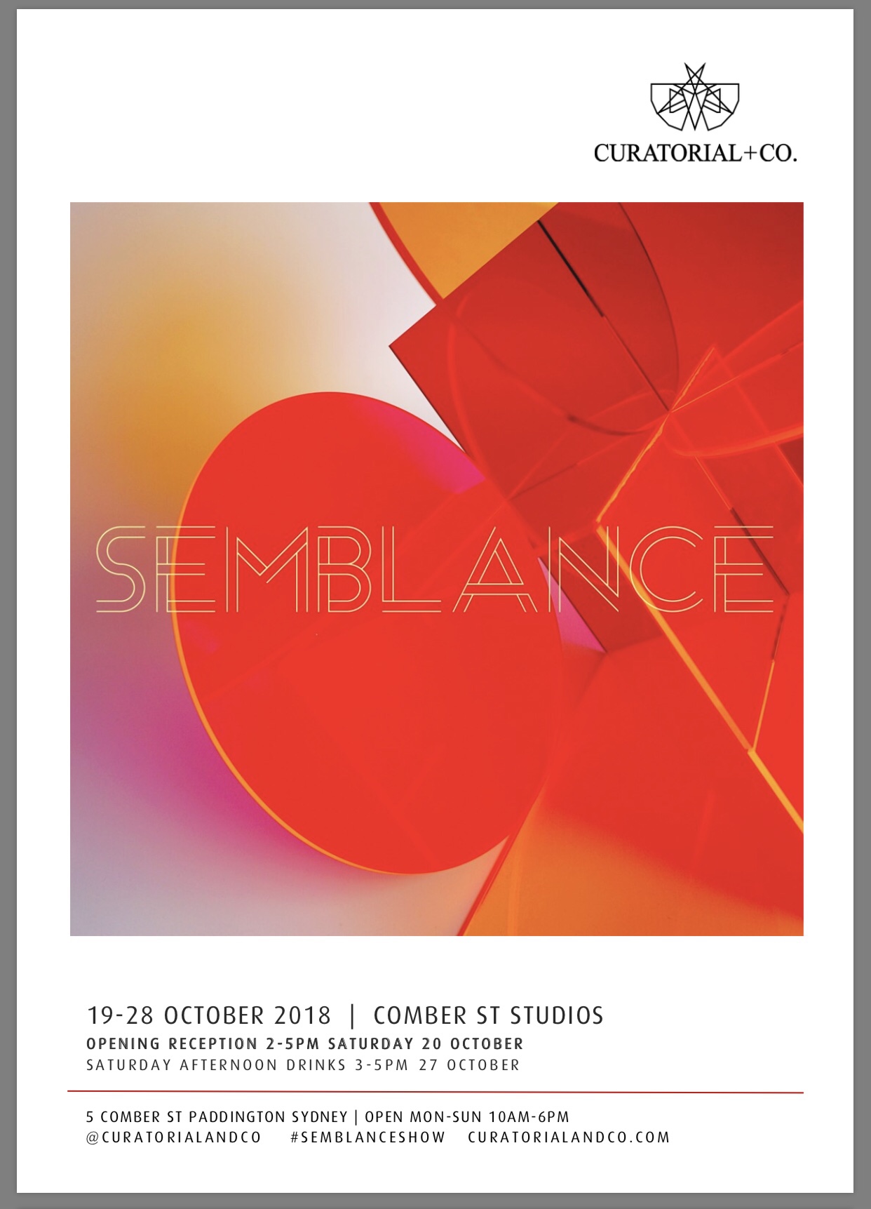 “Semblance Series” New work in Sydney.