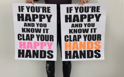 Hong Kong to Hackney Wick (HAPPY HANDS PRINT COLLAB)