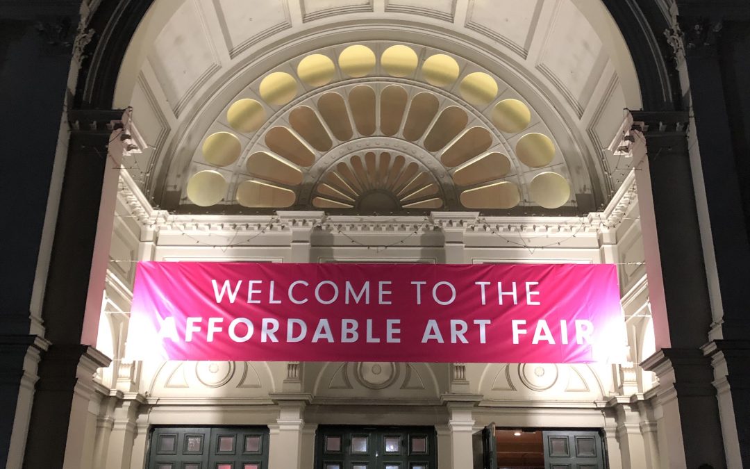 And it’s a wrap ! – Affordable Art Fair installation