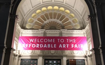 And it’s a wrap ! – Affordable Art Fair installation